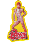 David Bowie - Aladdin Sane with Logo On Yellow Patch